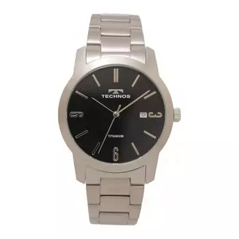 [technoS] Часы Дата Титан T9b60ib Мужские S Серебристый