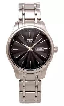 [Technos] Часы Day-Date T6B50SB мужские серебристые