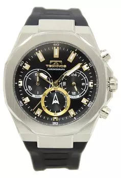 [Technos] Часы-хронограф 10 ATM Водонепроницаемость T8B85SB Мужские Черные