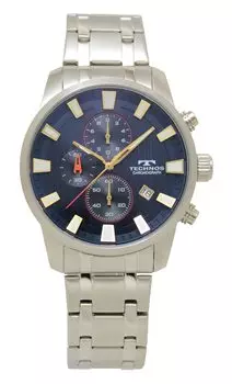 [Technos] Часы-хронограф T0B71SN мужские серебристые