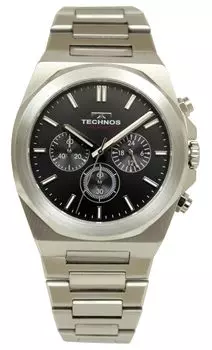 [Technos] Часы-хронограф T9C05SB мужские серебристые