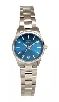 [Technos] Часы с датой T6931SN женские серебристые