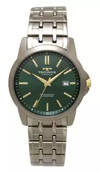 [Technos] Мужские серебряные часы Date Titanium T9B75IM