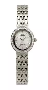 [Technos] Pave Watch T9933SW Women s Silver