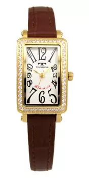Technos Pave Watch T9935GS Brown Women s белый