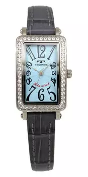 Technos Pave Watch T9935SI Gray Women s