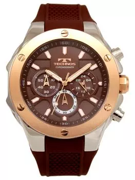Technos T6C22PA Brown Chronograph Watch Men s