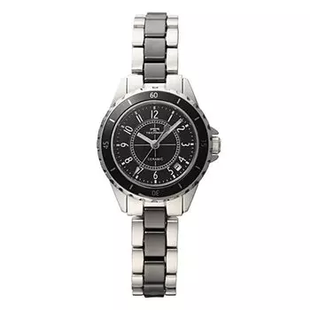 [Technos] TECHNOS Women s Watch Stainless Steel x Ceramic Strap TSL918TB