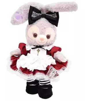 Teddy Bear Mail Order Alice Stella Lou Clothes Dress Up Costume Alice in Wonderland Bordeaux No Body for S Size
