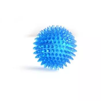 Teddy Dog Molar Cleaning Golden Retriever Training Toy Ball Small size Blue diameter 6.5cm