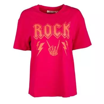 Коралловый топ с короткими рукавами, V-образный вырез спереди и сзади Женщина DEELUXE 74 XXL пастельный оранжевый