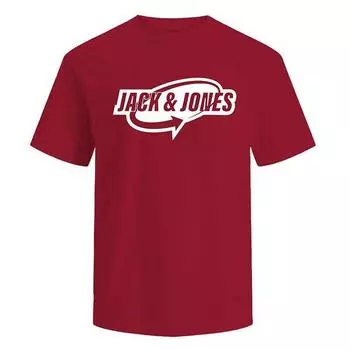 Детская красная футболка с логотипом на груди JACK & JONES 10 ans красный