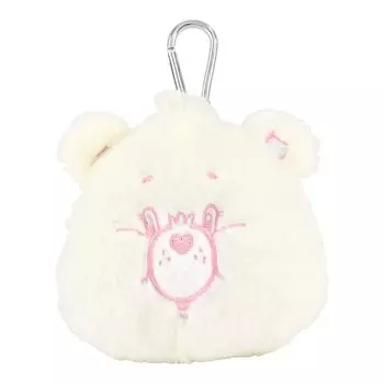 Tees Factory Care Bear Plush Toy Zipper Pouch with Carabiner CB-5544239SH