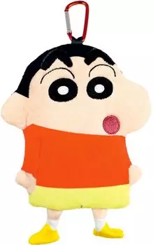 Tees Factory Crayon Flat Pouch Shin-chan Die Cut Shin-chan KS-5533951SN