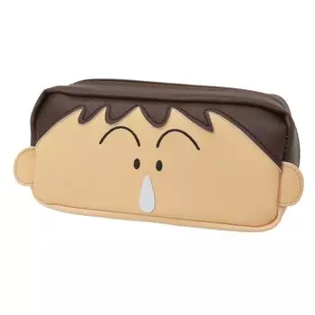 Tees Factory Crayon Pen Pouch Shin-chan Close-up Bo-chan KS-5543745BO