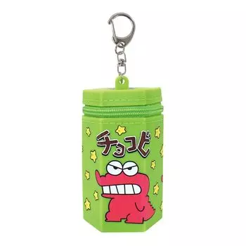 Tees Factory Crayon Silicone Mini Pouch Shin-chan Chocobi/Green KS-5544149CG