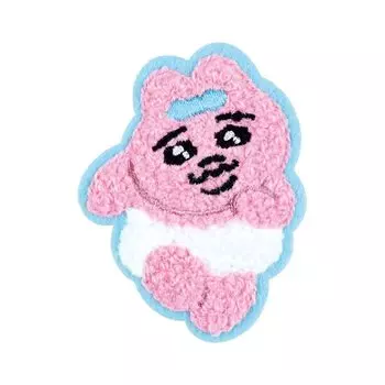 Tees Factory Panchu Rabbit Fluffy Embroidery Sticker Dash x x H5.7 W4.6 D0.3cm OU-5541704DA