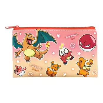 Tees Factory Pokemon Flat Multi Pouch оранжевый В105 x Ш190 x Г10 мм градиент/красный & PM-5544281RO