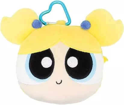 Tees Factory Powerpuff Girls с карабином мягкая игрушка на молнии талисман Bubbles В120 x Ш160 x Г65 мм PW-5546230BB