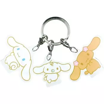 Tees Factory Sanrio 3 Charm брелок Cinnamoroll SR-5541212CR приблизительный. В13 x Ш8,5 см