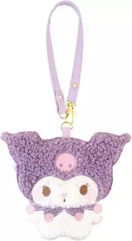 Tees Factory Sanrio Characters Fluffy Pass Case Kuromi Приблизительно В160 x Ш195 x Г10 мм SR-5544219KU