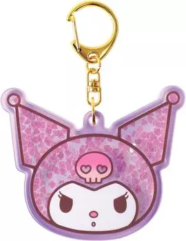 Tees Factory Sanrio Characters Holokira Keychain Kuromi SR-5546223KU