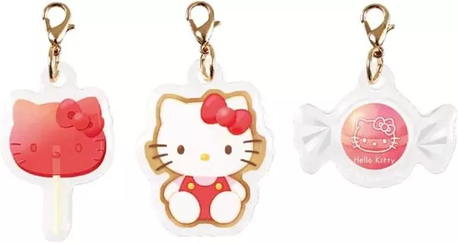 Tees Factory Sanrio Characters Sankoichi Charm Hello Kitty Приблизительный размер H40 x W40 x D3 мм SR-5546180KT