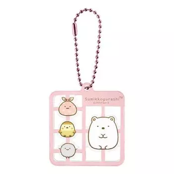 Tees Factory Sumikko Gurashi Пластиковая модель Стиль брелок Полярный медведь Приблизительно. В50 x Ш50 x Г5 мм SG-5541962SI