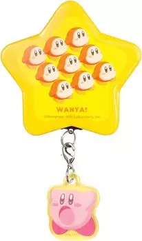 Tees Factory tin badge with Kirby charm Ippai Waddle Dee Orange Approximately H110 x W60 x D within 5mm Star-shaped HK-5545111OR