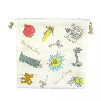 Tees Factory Tom and Jerry Flat Drawstring Funny Art 2 Flyer H20 x W20cm TJ-5530240CH