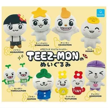 TEEZ-MON мягкая игрушка x все 8 типов набор полный комплект gacha gacha капсульная игрушка