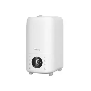 Tefal Большой нагревательный ультразвуковой гибридный деревянный 12 19 Подача воды от безфильтрового и тумана дистанционного Белый HD6080J0 Увлажнитель, Мощность, Тип, Тип, 8 л, -
