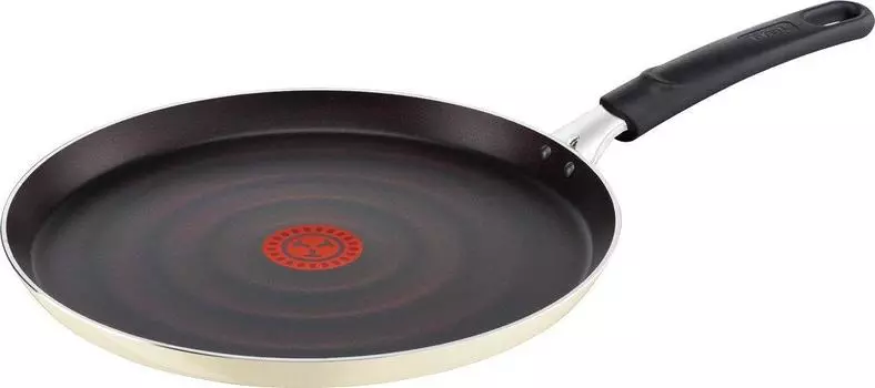 Tefal Crepe Pan 28cm Happy Crepe Day For Gas Only Fixed Handle B63311 IH Fire/Heater [Non compatible]