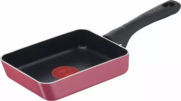 Tefal Egg 12 x 18 Для газовой плиты Не содержит вредных веществ, таких как и Red Egg Red B55918 Жаровня, см, только, PFOA, Антипригарное покрытие длительного действия Cranberry красный