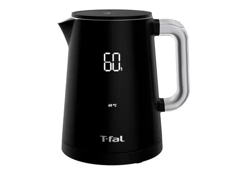 Tefal Electric Kettle Digital Display Temperature Control Heat Retention Black KO8548JP 1.0L Display Control