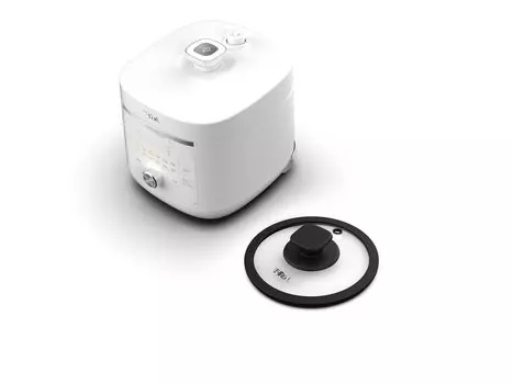 Tefal Electric Pressure Anhydrous 12 Glass Lid Cooker Unique Stew White CY3611JP Cooker, Cooking, 4L, Functions, Included, Lakura Umami Pot,