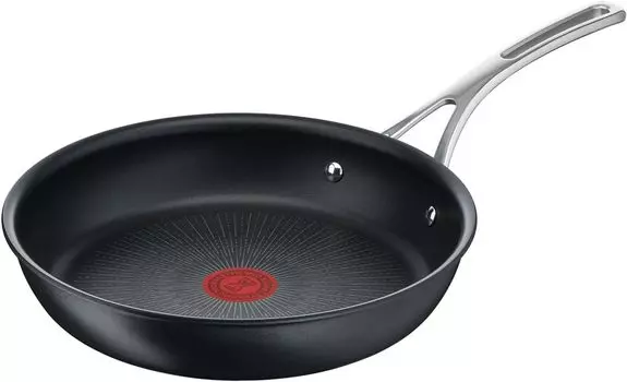 Tefal Frying Совместимо с газом Не содержит вредных веществ, таких как Frying Black E52305 Сковорода, 26 см, IH, огонь, PFOA, Антипригарное покрытие, долговечное,