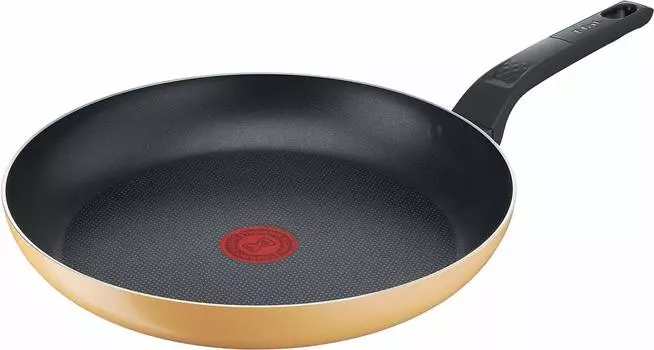 Tefal Frying For Gas Fire Free of Healthy Substances such as Yellow Frying Yellow B56107 Pan, 29 см, Only, PFOA, Antiprigaring, Long-Stick Marigold Pan жёлтый