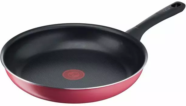Tefal Frying For Gas Fire Free of Healthy Substances such as Red Frying Red B55906 Pan, 28 см, Only, PFOA, Antiprigaring, Longlife Cranberry Pan красный