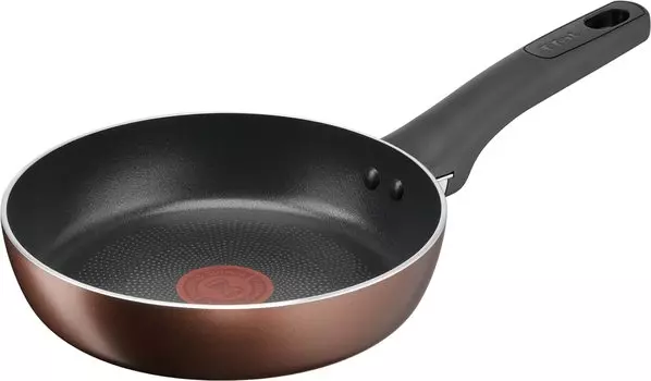 Сковорода Tefal 20 см IH Gas Fire Не содержит вредных веществ, таких как титан Excellence Mocha Frying Brown Совместимо с G17202, PFOA, антипригарное покрытие