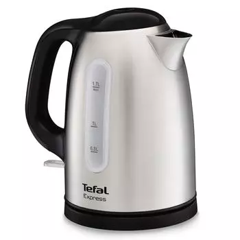 Tefal KI230D Express Электрический беспроводной чайник из нержавеющей стали (1,7 л) 2400 Вт серебристый