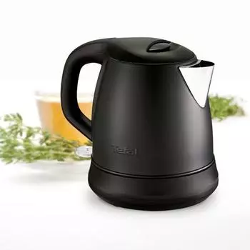 Tefal KI2718 Subito Select Электрический беспроводной чайник из нержавеющей стали (1,0 л) 2400 Вт Черный