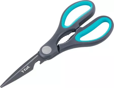 Кухонные ножницы Tefal Кулинарные ножницы Fresh Kitchen Орехокол Открывалка для бутылок K13441 зелёный