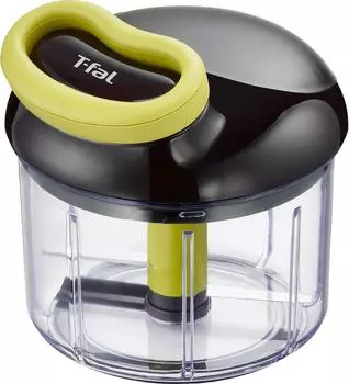 Tefal Mincer Manual 900mL Washable Lid Chopper Unique Double Twist Blade K13701 Handy Neo