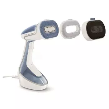 Tefal отпариватель для одежды паровой утюг мощный паровой удаление вирусов дезинфекция дезодорирующий ароматизатор таблетка Access Steam Pure DT9531J0 белый, синий, черный