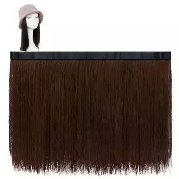 TefuRe Magical Extensions Эксклюзивные наращивания Одинарный парик Длинный парик для наращивания Сменные волосы Легко надевать и снимать CP001-ST30-CHOCO шоколадный