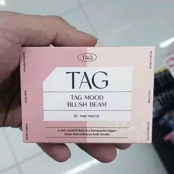 Тег Mood Blush Луч Нет. 2 Fair Mauve, 1 шт., одиночный, 9 г