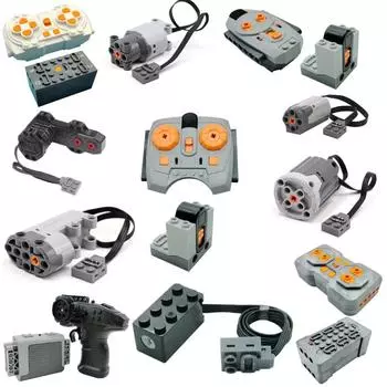 Технические электронные строительные блоки MOC Refit Accessories Микромотор RC Power Functions Parts Творческие DIY Car Bricks Детские игрушки