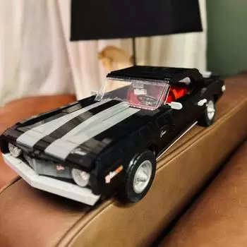 Технические блоки для гоночных автомобилей Chevrolet Camaro Модель Expert Speed Vehicle Сборка кубиков Игрушки Подарок