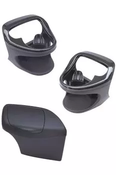 Технические характеристики модели автомобиля Tsuchiya Yac, держатель для напитков, мусорный бак, набор для водительского и пассажирского сиденья для Yaris, Yaris Cross GR, Yaris SY-YA1 SY-YA2 SY-YA3 чёрный